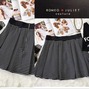 🌸Romeo +Juliet Couture 🌸 Black&White Mini Skirt